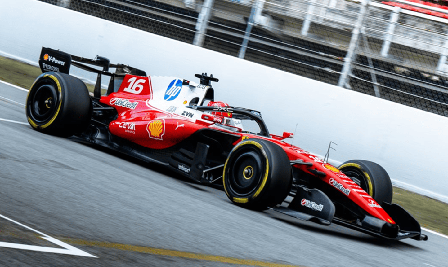 Testy F1: Deszcz, Ferrari na torze i przygoda Verstappena (2. dzień)