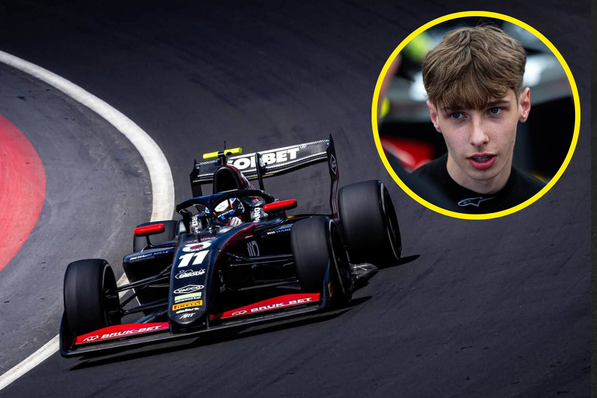 Maciek Gładysz miał duży wypadek na nowym torze F1. Co dalej z Polakiem w F3?