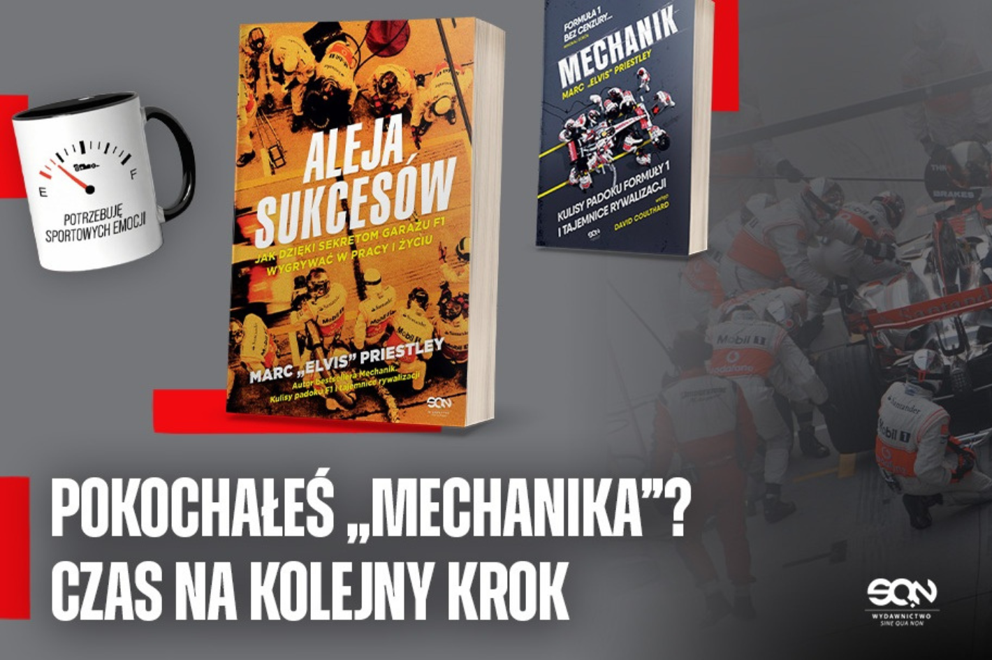 F1: Nowa książka autora bestsellera „Mechanik” wkrótce w Polsce!